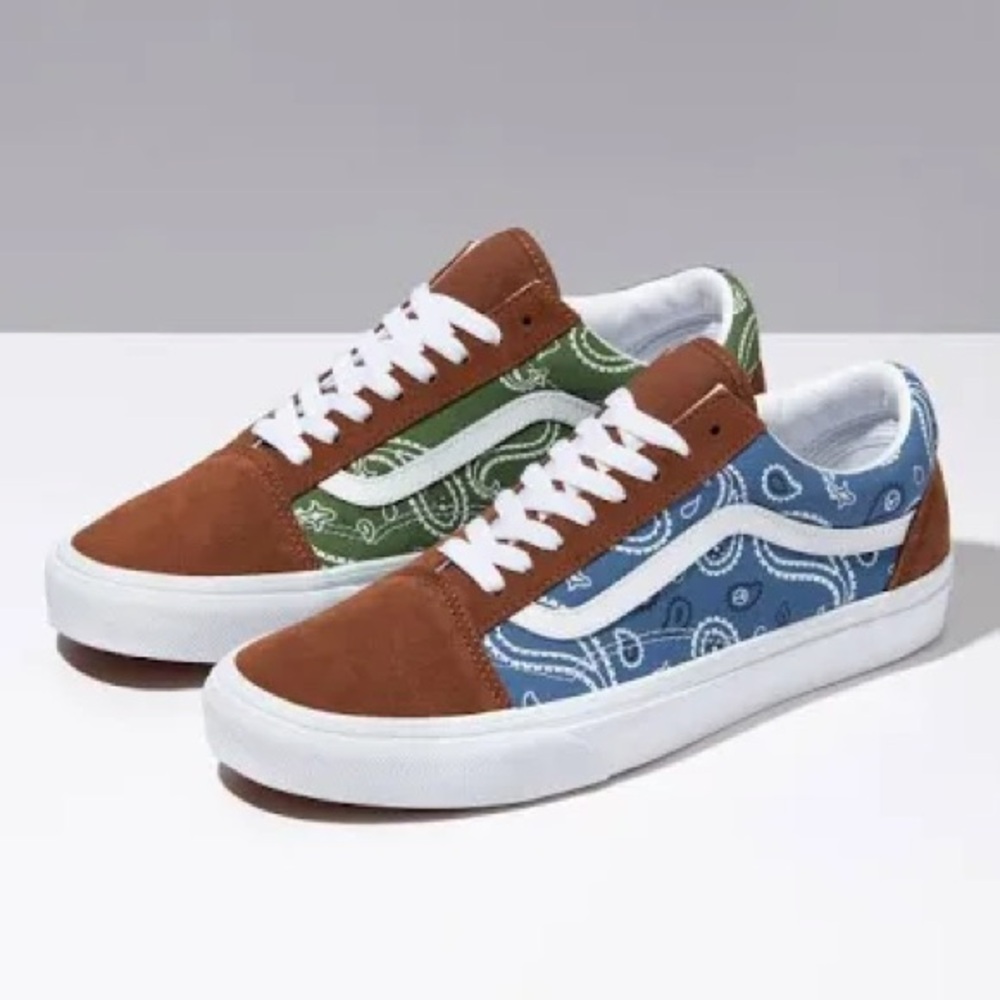 Vans Old Skool (Peace Paisley) Unity/True White Men's 8, Women's 9.5 Medium